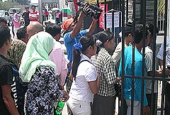 damansara damai illegal worker 230205 lineup