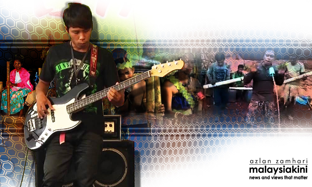 Band Orang Asli pamer bakat berentap di K'tan