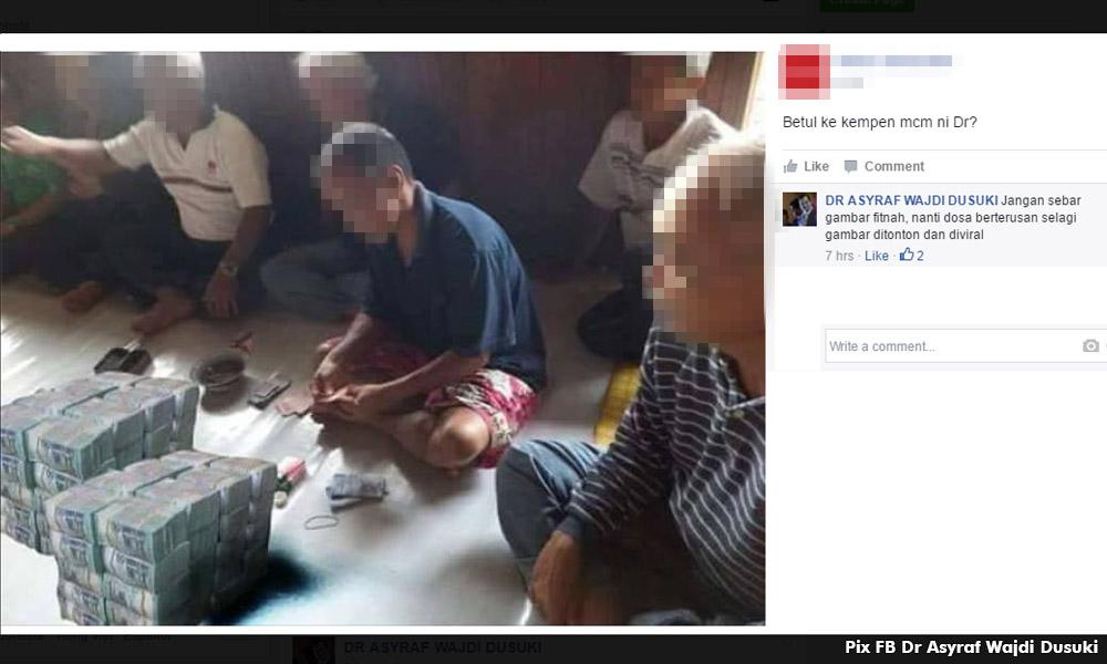 Asyraf Wajdi tegur edaran gambar longokan wang