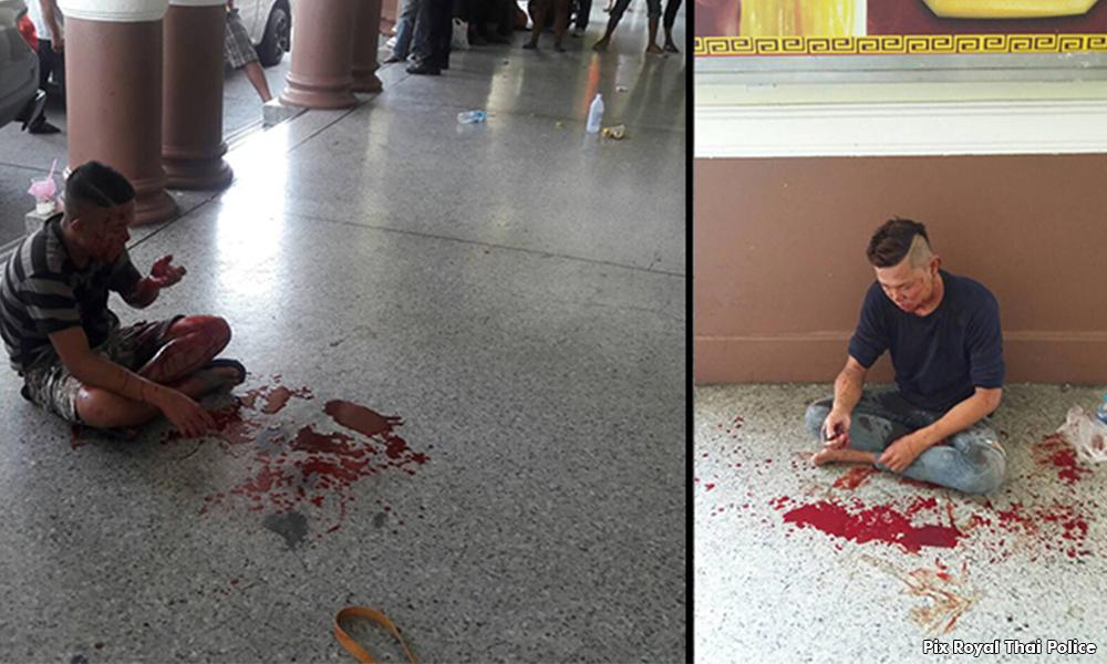 Two hurt in 'ping pong bomb' blast at Bangkok train station