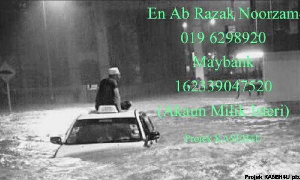 Cabbie gets aid from well-wishers after flash flood disaster