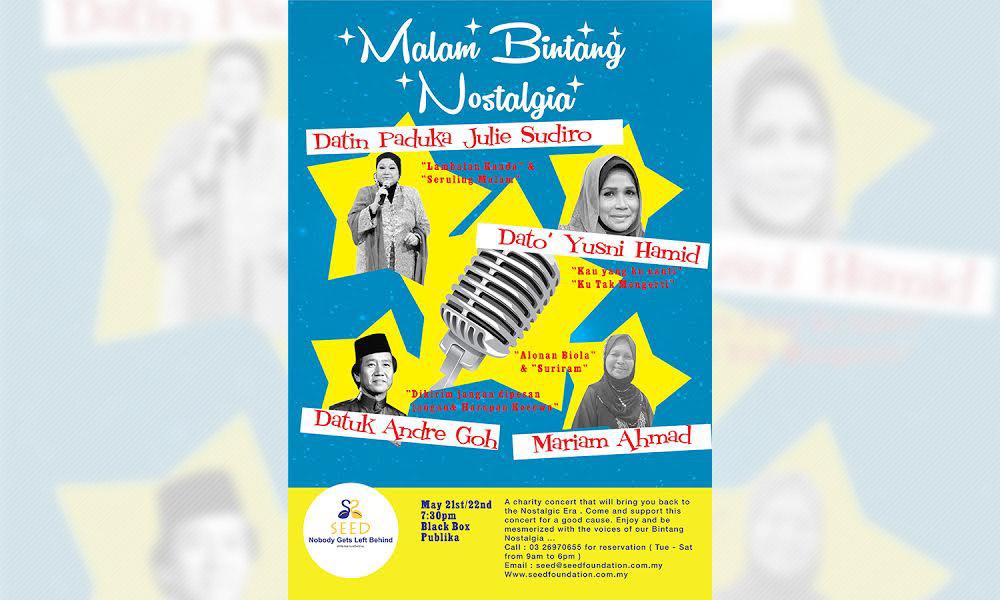Yusni Hamid to feature in charity concert for marginalised groups