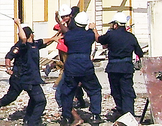rimba jaya kampung police 021107