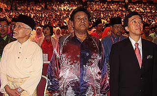 umno 2007 assembly 071107 bn leaders