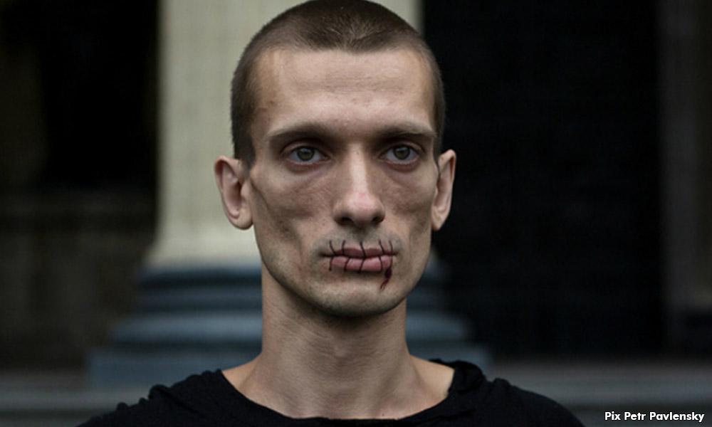Pavlensky tak serik lawan Russia dengan seni