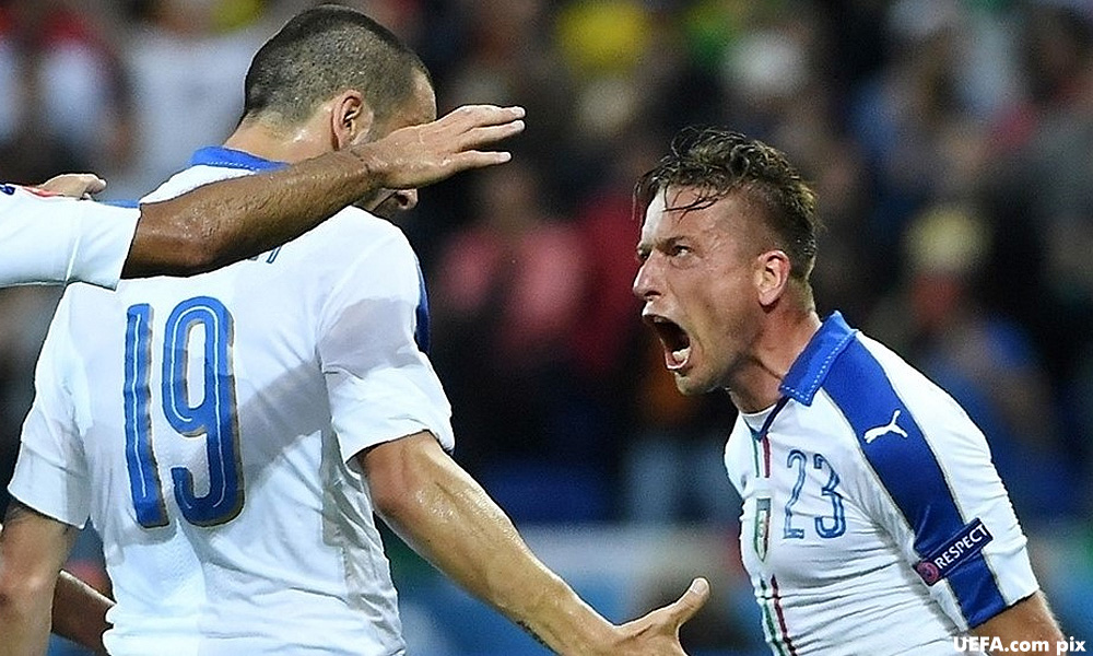 Giaccherini and Pelle help Italy sink Belgium