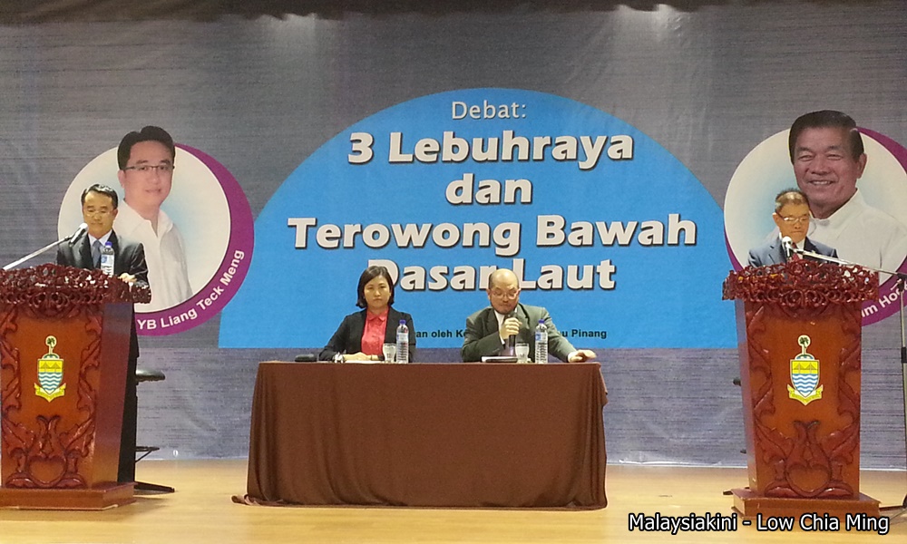 Penang tunnel debate rowdy, Gerakan supporters called 'stupid', 'samseng'