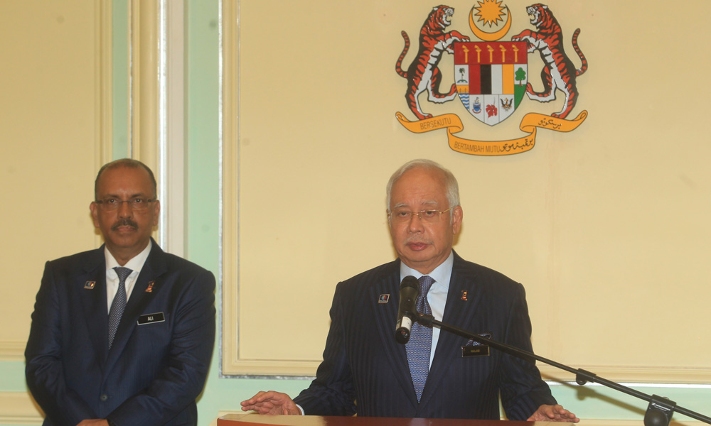 Najib's full 2016 cabinet line-up