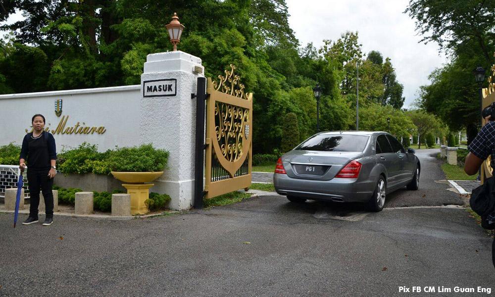 冠英觐见州元首引揣测<br>唯否认寻求解散槟议会