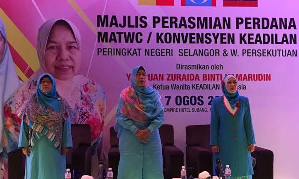 Zuraida gesa ahli pertahan pemimpin PKR dari diserang