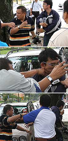 guang ming daily photographer assaulted 161007 sequence
