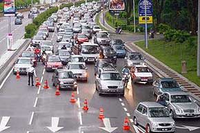 road block and traffic jam congestions 221107