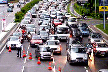 road block and traffic jams congestion 221107