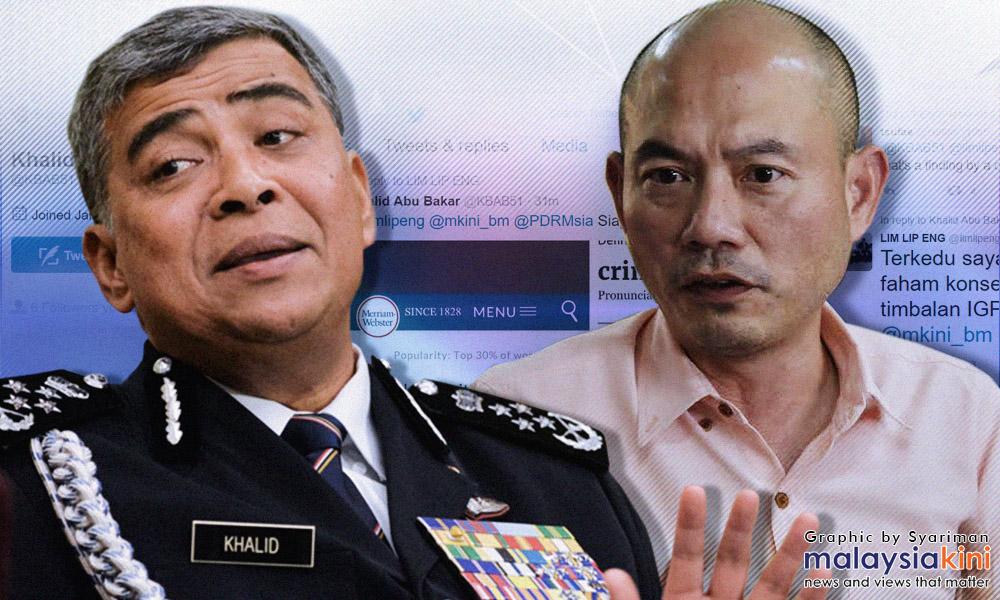 IGP responds with online dictionary definition to MP's insult