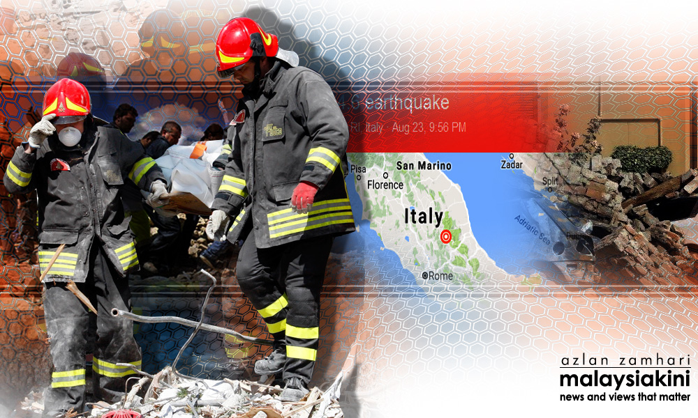Quake devastates towns in central Italy, at least 20 believed killed