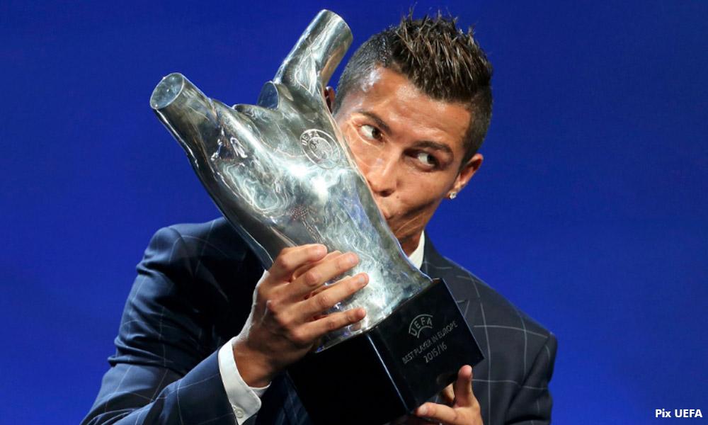 Ronaldo raih anugerah pemain terbaik Eropah