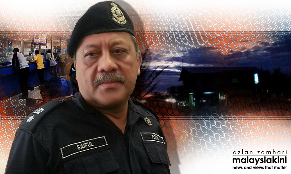 Lanang police station shuts gate at night for 'security reasons'