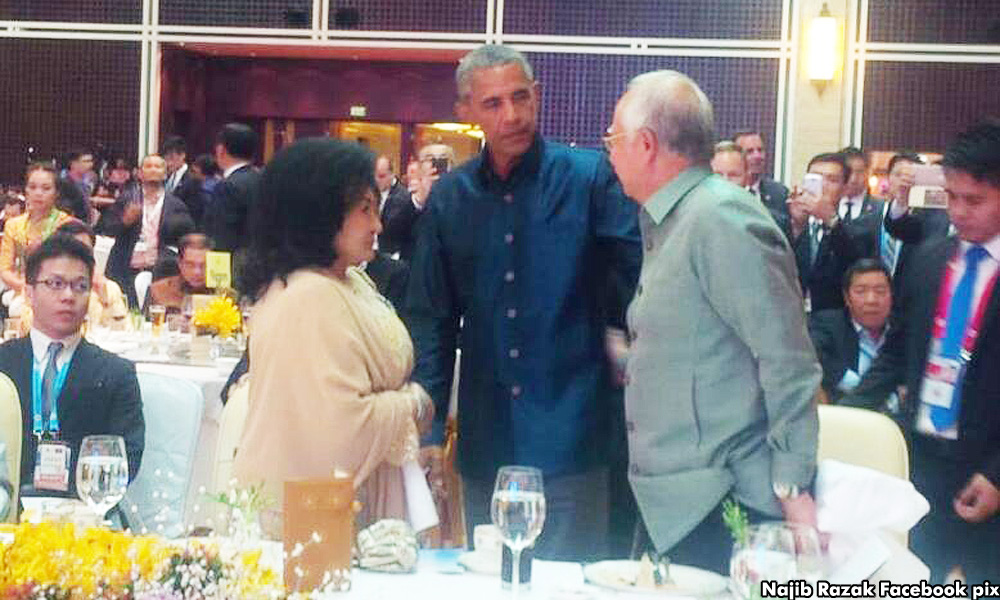 Pleasant chat with Obama? The picture better than a thousand words