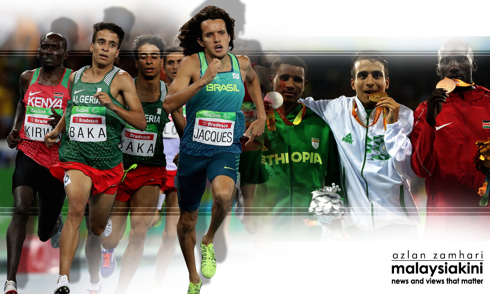 Empat pelari 1,500m Paralimpik atasi emas Olimpik