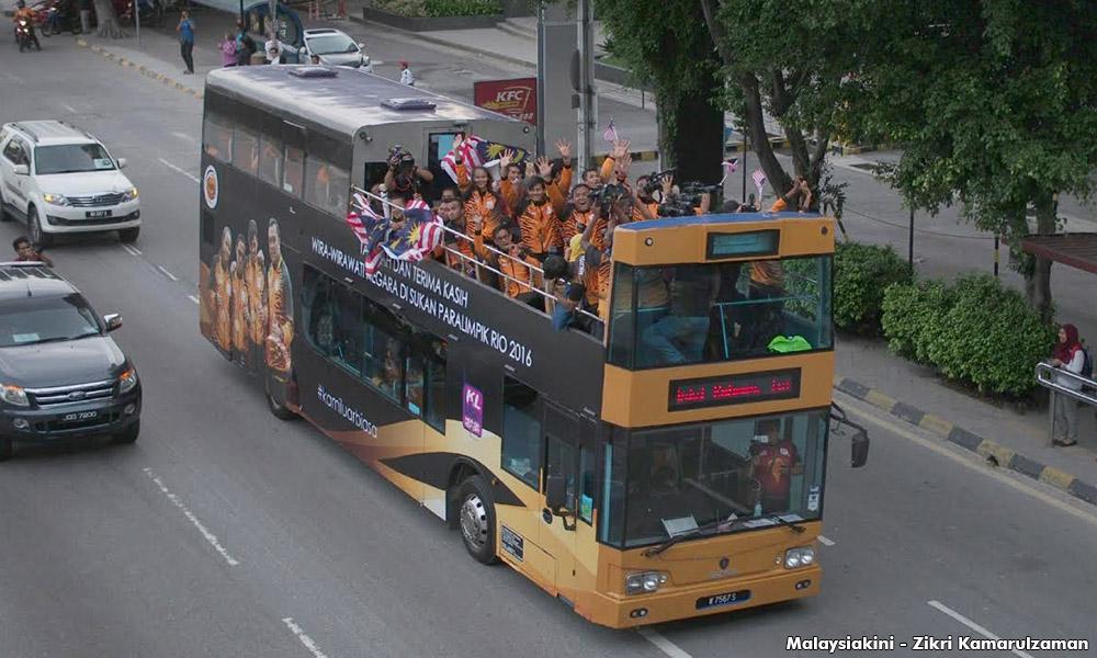 Warm welcome for Paralympic heroes in KL