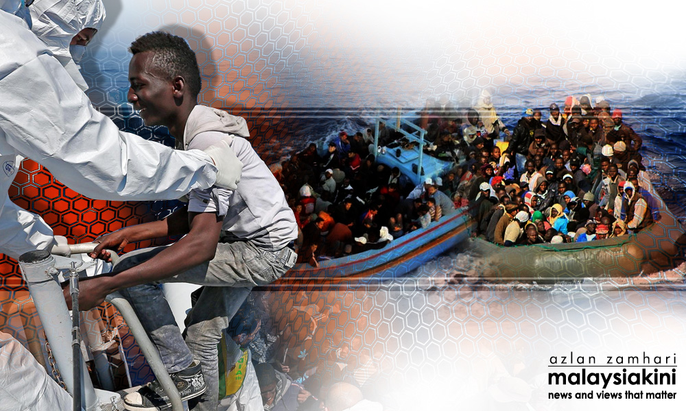More than 6,000 migrants plucked from sea in a single day, 22 dead