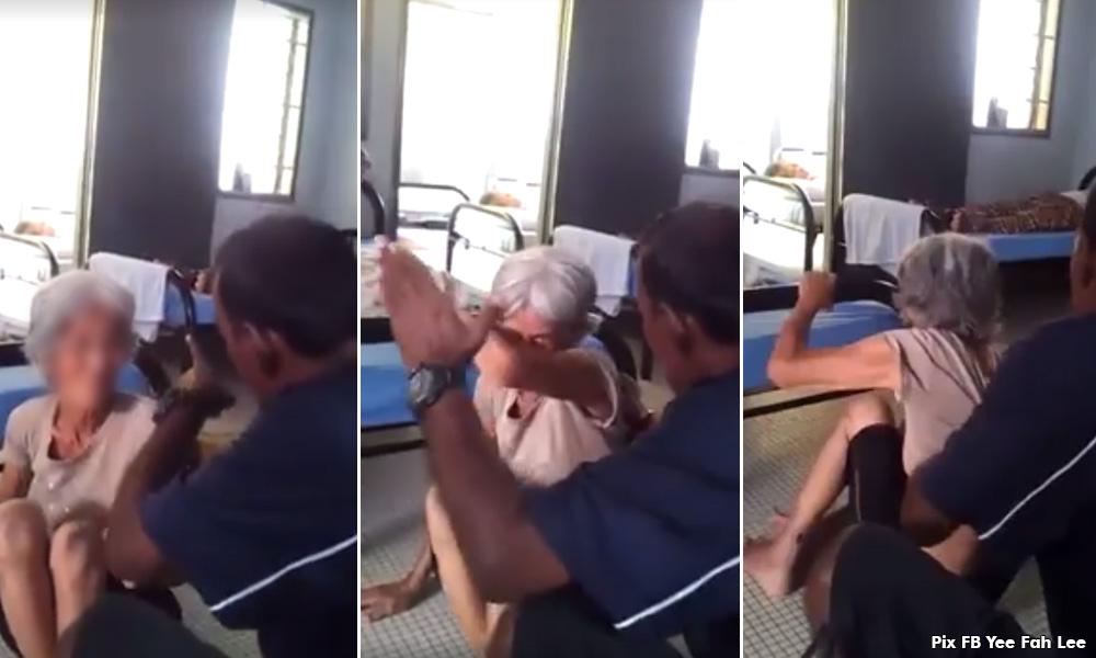Video of man beating up elderly woman goes viral