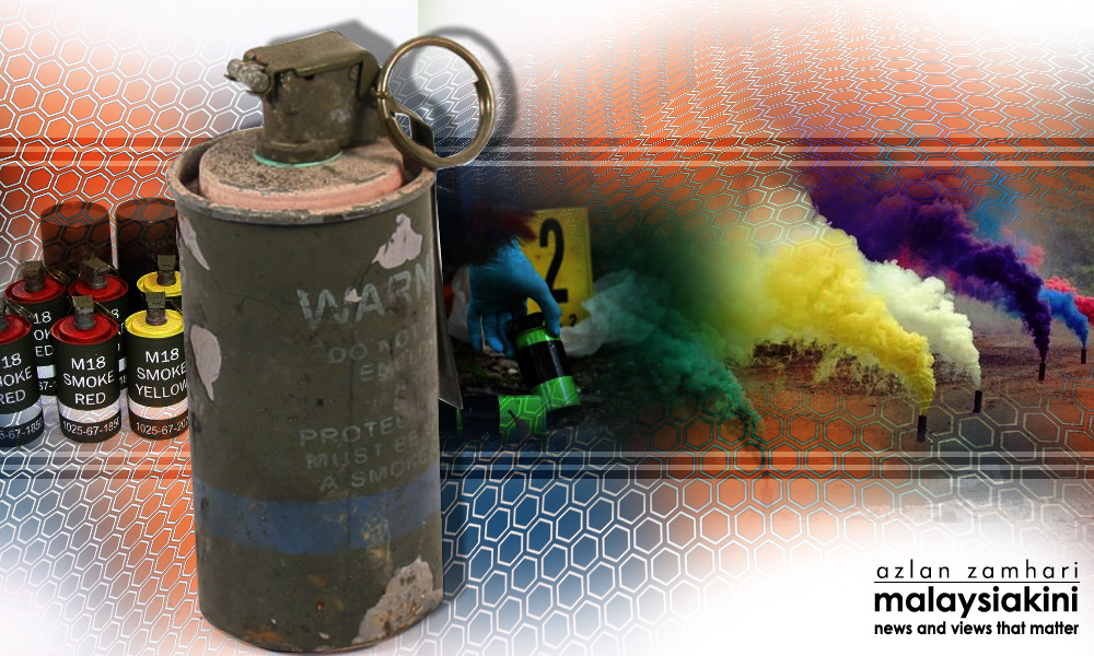 Two smoke grenades found at Air Panas PPR, say cops
