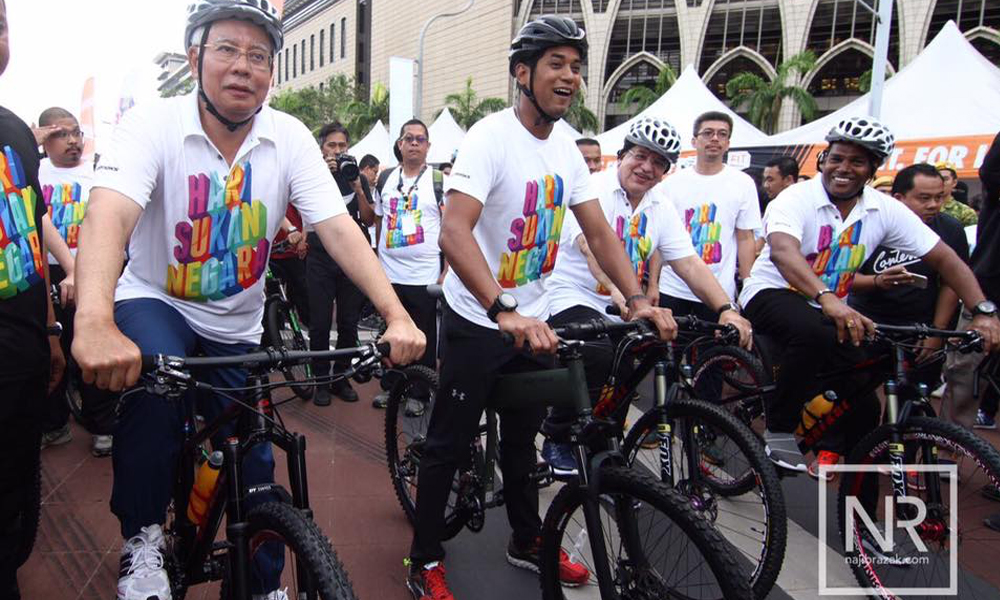 PM berbasikal, berjalan 4.5km di HSN 2016