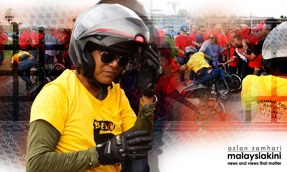 摩托骑士忆红衫军袭击若交警来迟则不堪设想
