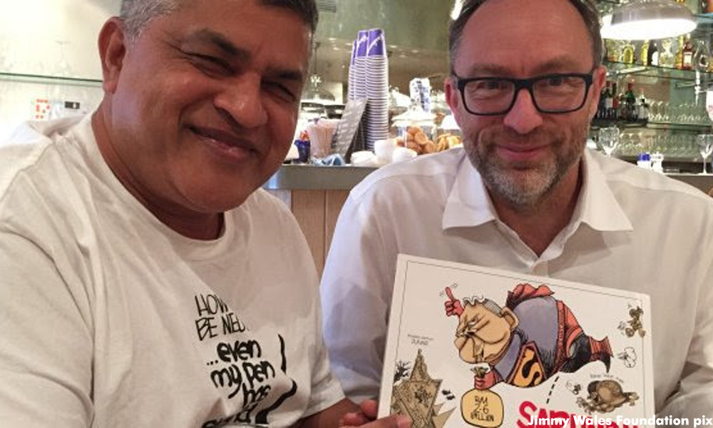 Wikipedia founder urges M'sia to end Zunar's travel ban