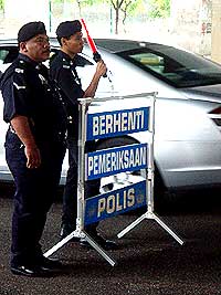 bersih parliament police road block bangsar 111207 close