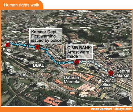 human rights walk bar council sunday 091207