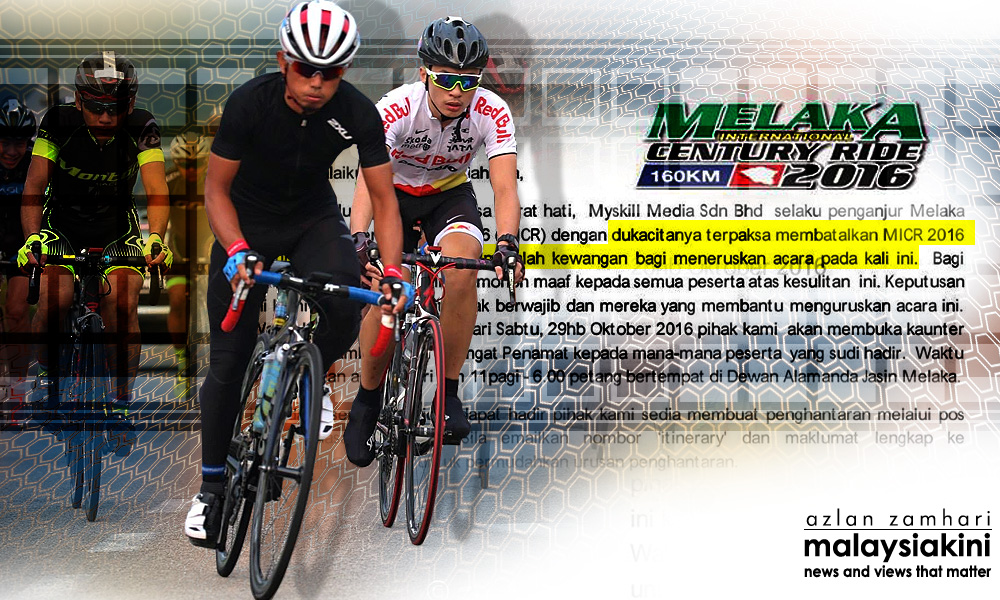 MICR 2016 batal, peserta tuntut yuran pendaftaran
