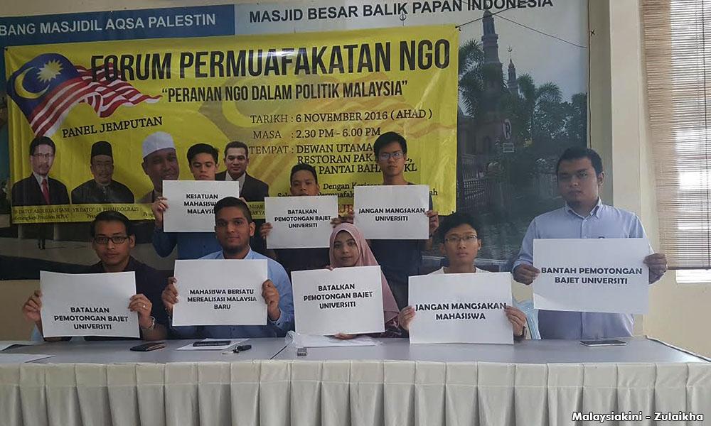 Mahasiswa tuntut batal potong bajet IPTA