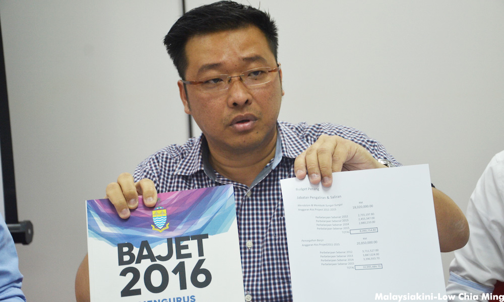 Penang's RM40m spent to fix floods wasted, says Gerakan
