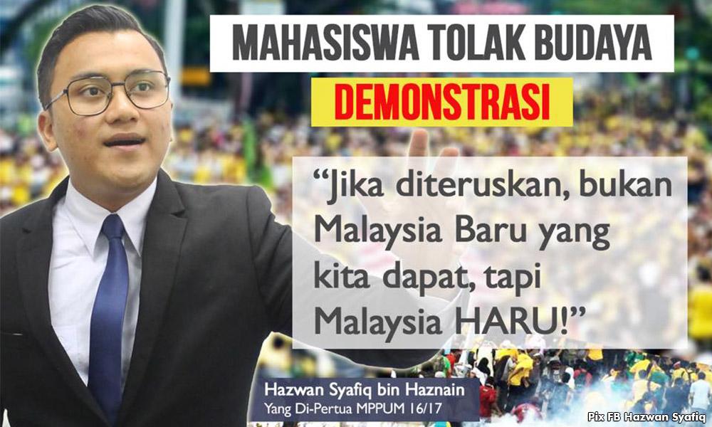 Protests may mire the nation in chaos, says UM student council