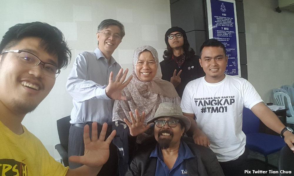 In Bersih swoop, cops release six more, but not Maria Chin