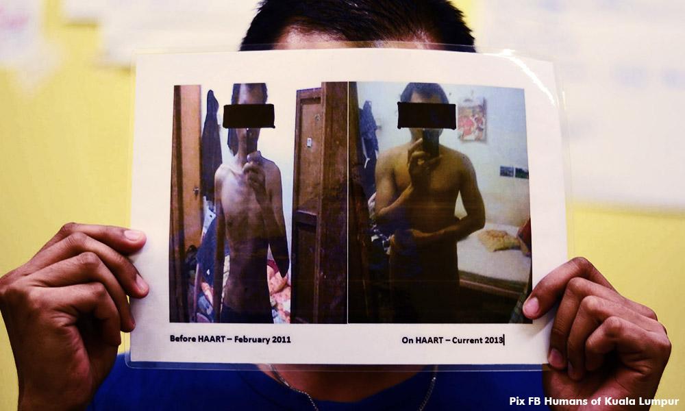 What happens when a man contracts HIV in Malaysia