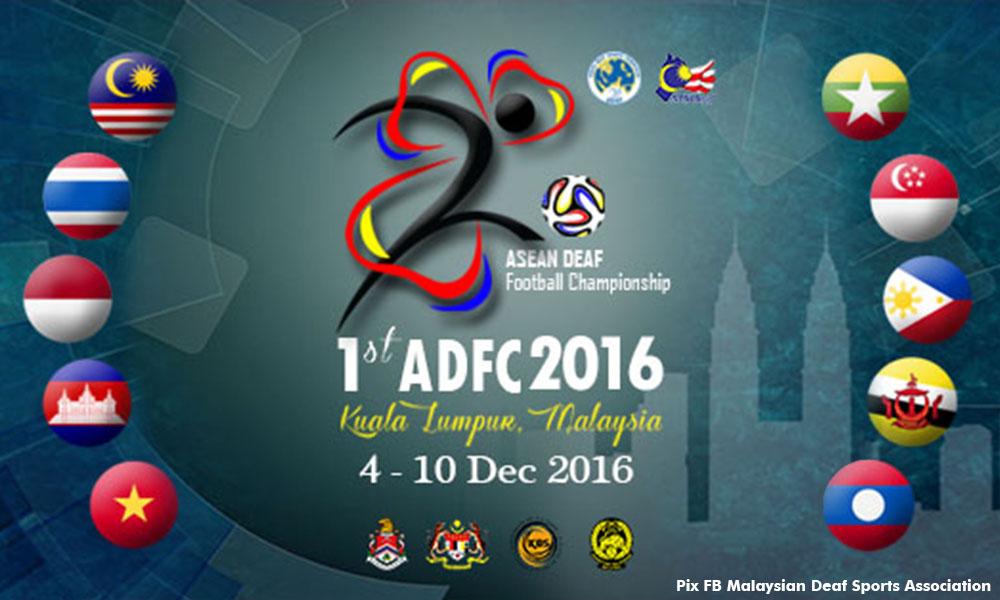 M'sia sasar juara bola sepak orang pekak Asean