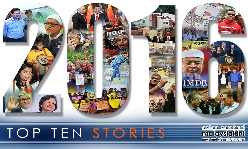 Top 10 news of 2016 - Malaysiakini readers' choice