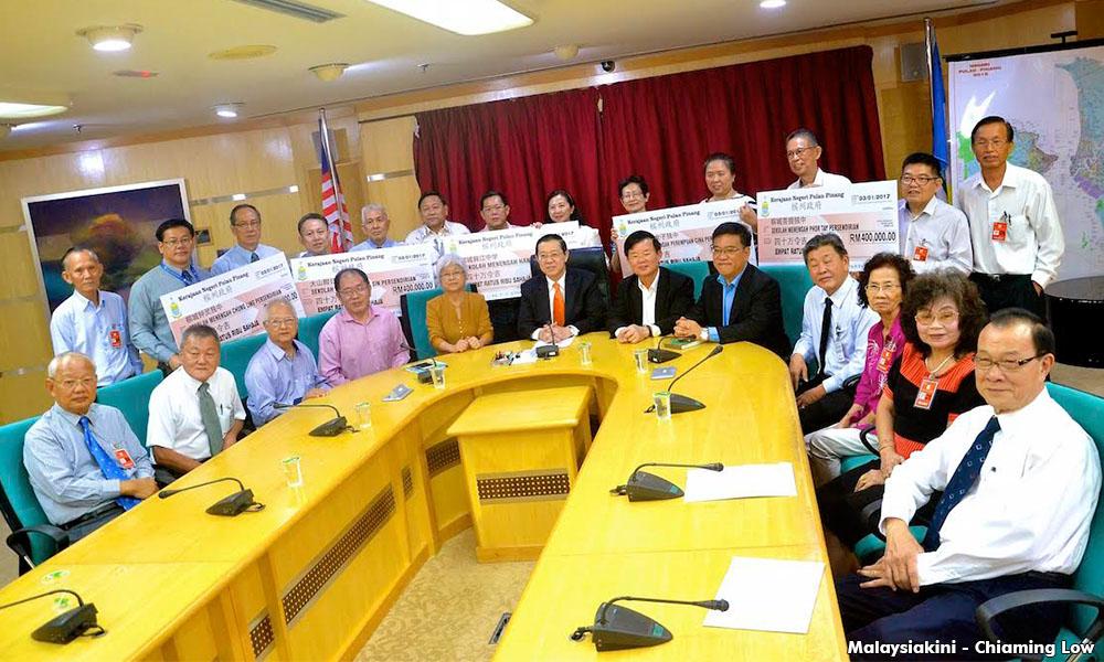 槟政府发2017年独中拨款冠英：联邦去年5千万呢？