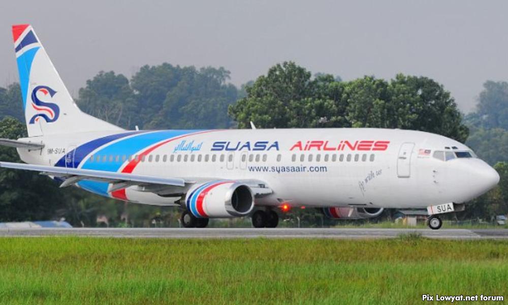 Suasa Airlines fined RM380k for operating without permit