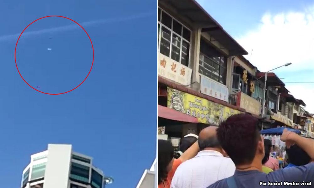 UFO dikesan di atas Komtar?