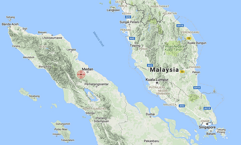 Di malaysia gegaran Gempa bumi