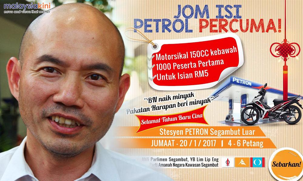 DAP MP offers free petrol for 1,000 'kapcai', denies it is bribery