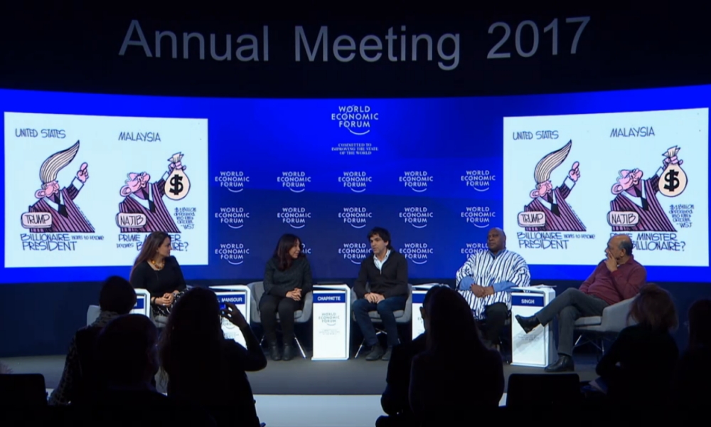 Zunar's 'billionaire' Najib cartoon featured at WEF