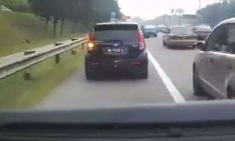 Cops looking for MyVi driver caught on video blocking ambulance