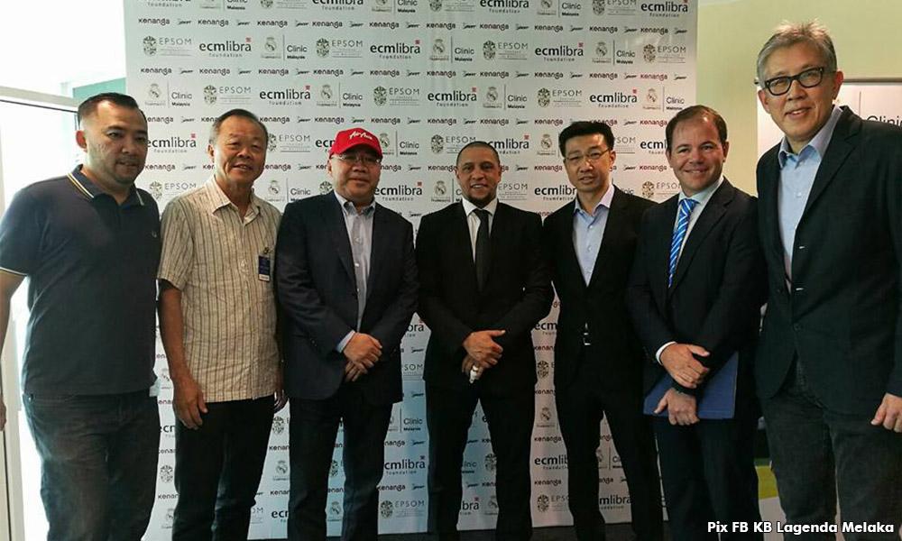 Roberto Carlos rasmi Real Madrid Foundation M'sia