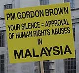 hindraf london demo 060208 gordon brown