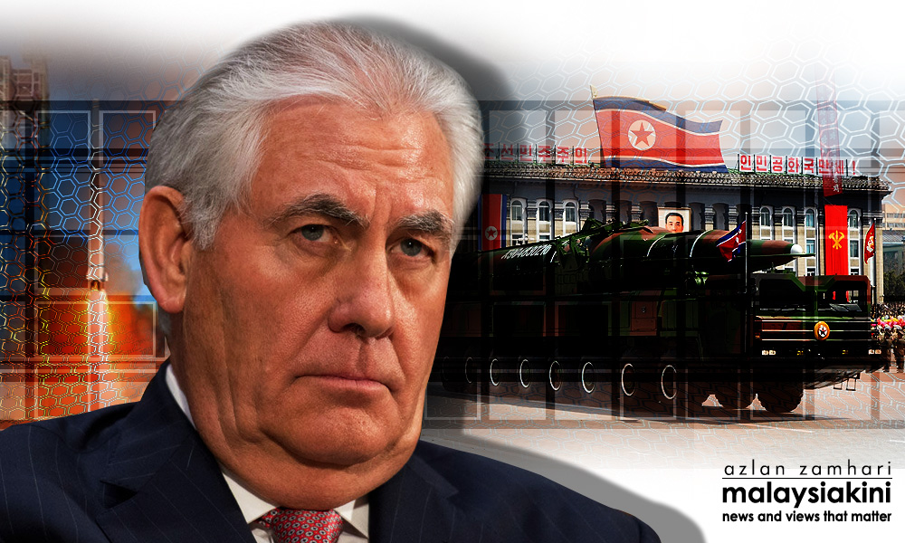 Tillerson: Military action against North Korea 'on the table'